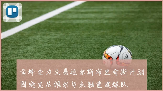 黄蜂全力交易迈尔斯布里奇斯计划围绕克尼佩尔与米勒重建球队